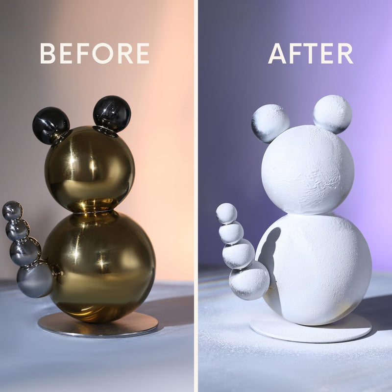3D Scanning Spray for 3D Scanners, Professional for All 3D Scanner, Safety Material, High Reflectivity, Easy to Clean, for Reflective, Transparent or Highly Textured Surfaces, 500ML