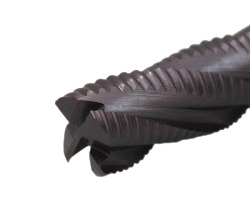 Accusize Industrial Tools Stadard Tooth M42 8% Cobalt Tialn Roughing End Mill, 1/2'' by 1/2'' by 1-1/4'' Flt Length, 1102-0012 1/2" Dia, 1/2" Shk Dia, 1-1/4" Flt Length