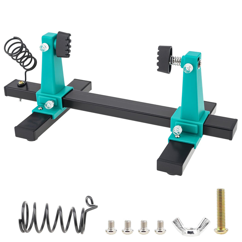 Adjustable PCB Holder Soldering Clamp for Circuit Board Soldering Desoldering Repair with Soldering Iron Pen Holder,Helping Hand Soldering Tool Holder 360 Degree Rotation
