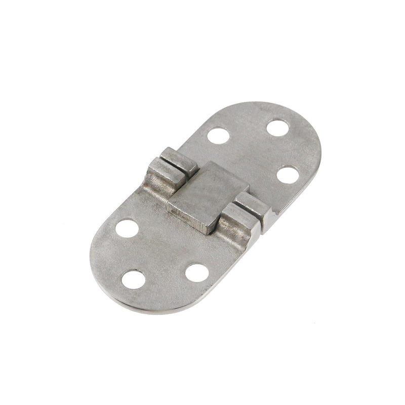 Semetall Boat Hinges 2.6" x 1.18" 4PCS Silver | Stainless Steel Flush Mount Hinges, Marine Grade for Butler Tray, Hatch, Cabinet & Door
