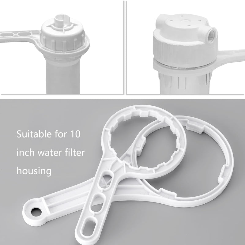 RO Wrench Filter Bottle Water Filter Housing Spanner, 10 Inch, 20 pcs