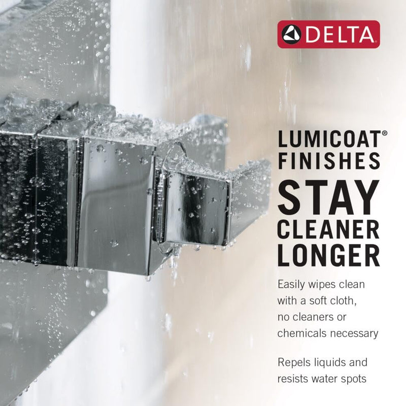 Delta Bonacci 14 Series Single-Function Valve Trim Kit, Chrome Handle Set for Shower Faucet System, Lumicoat Chrome T14045-PR (Valve Not Included)