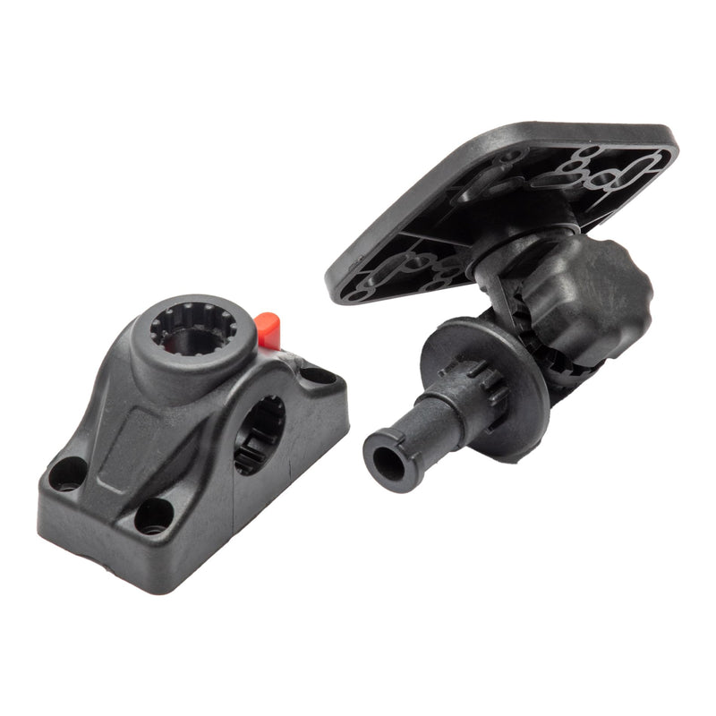 Extreme Max 3006.8658 Universal Fish Finder Head Unit Mount with Pivoting Bracket (Square Mount) Pivoting Bracket (Square Mount)
