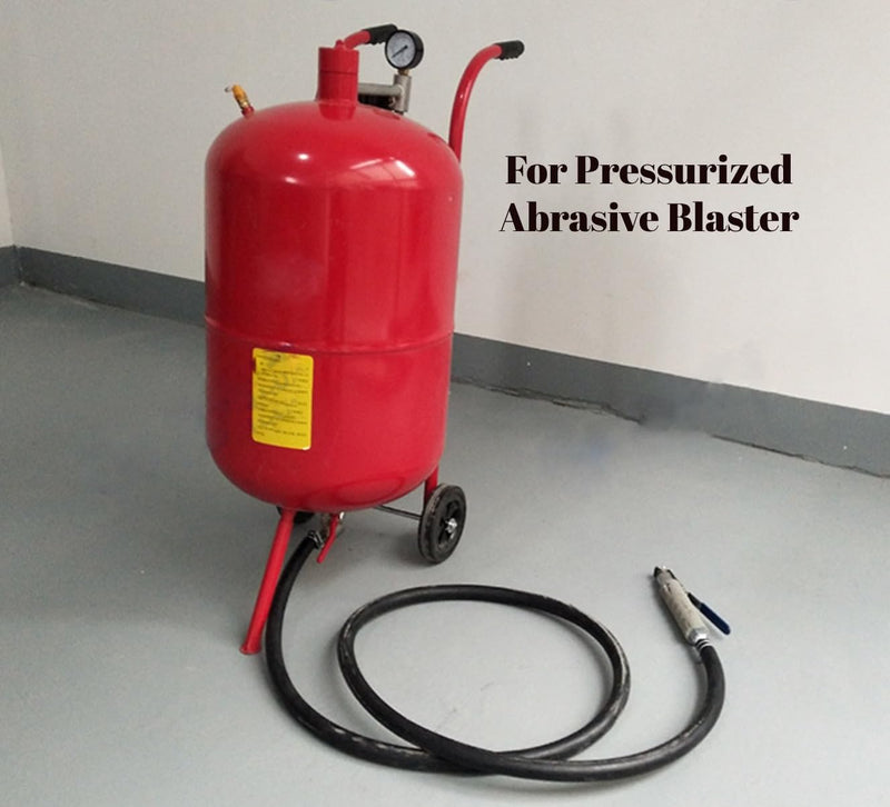 Sand Blaster Gun, Sandblasting Gun with 4X Ceramic Tip Abrasive Sandblaster Gun Kit with Nozzles (2/2.5/3/3.5mm) to Deburr Remove Rust Paint Stain
