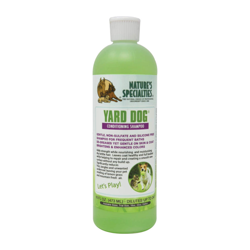 Nature's Specialties Mixing Bottle and Dog Shampoo Conditioner Concentrate Bundle, Easy to Read Measurements Mixing Bottle 32 oz, Yard Dog Dog Shampoo Conditioner Concentrate 16 oz - PawsPlanet Australia