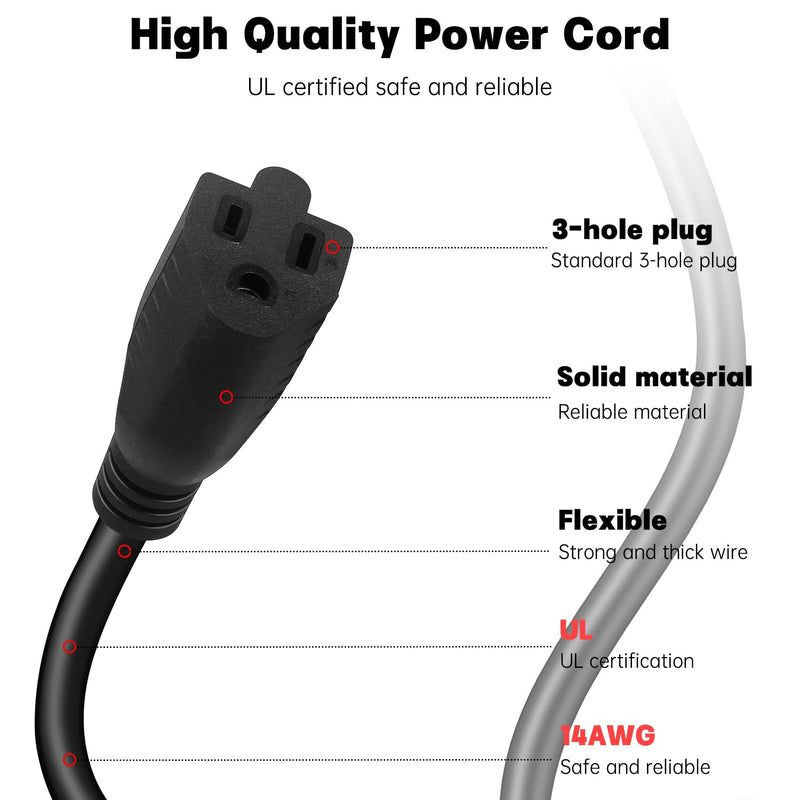 HVAC Adaptor Cord - 2PC HVAC Tools for Yellow Jacket 69522 - Compatible with Circuit Breaker Finder Kit Accessory RT250, ET300 ET310