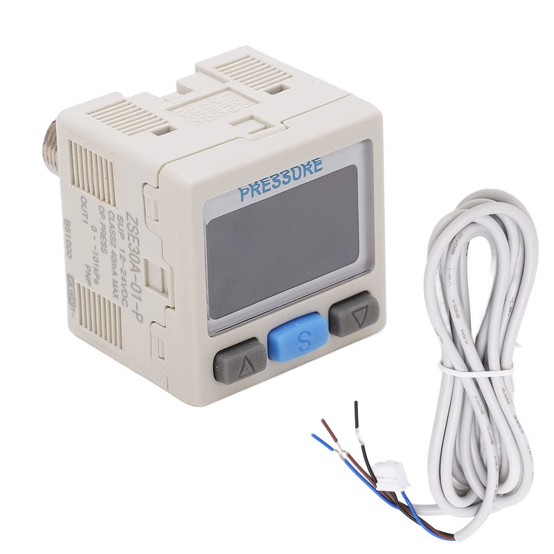 Digital Pressure Switch, DC 12-24V Air Pressure Regulator Valve Pneumatic Vacuum Pressure Switch Controller, RC 1/8in Thread