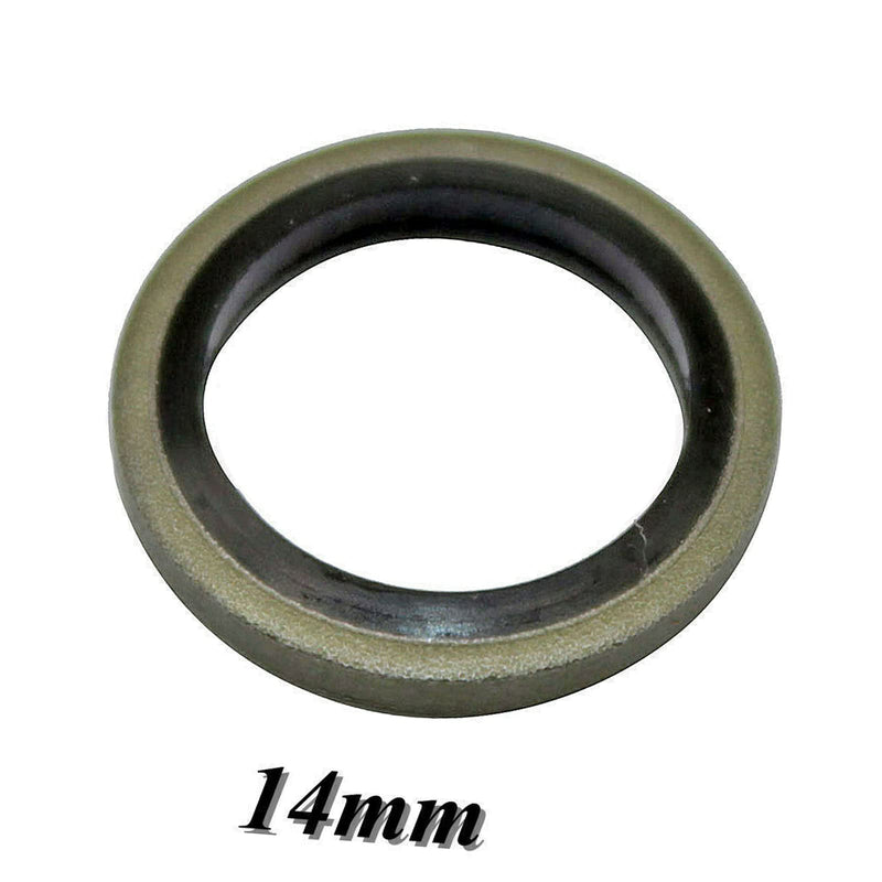 New 8mm,10mm,12mm,14 mm Qty 10 Each Banjo Bolt Fuel Sealing Washers for Dodge Ram Cummins 2500 3500 5.9L 5.9 6.7L 6.7 12V 24V 3918192, 3963988, 3963983, 3918188, 4934278