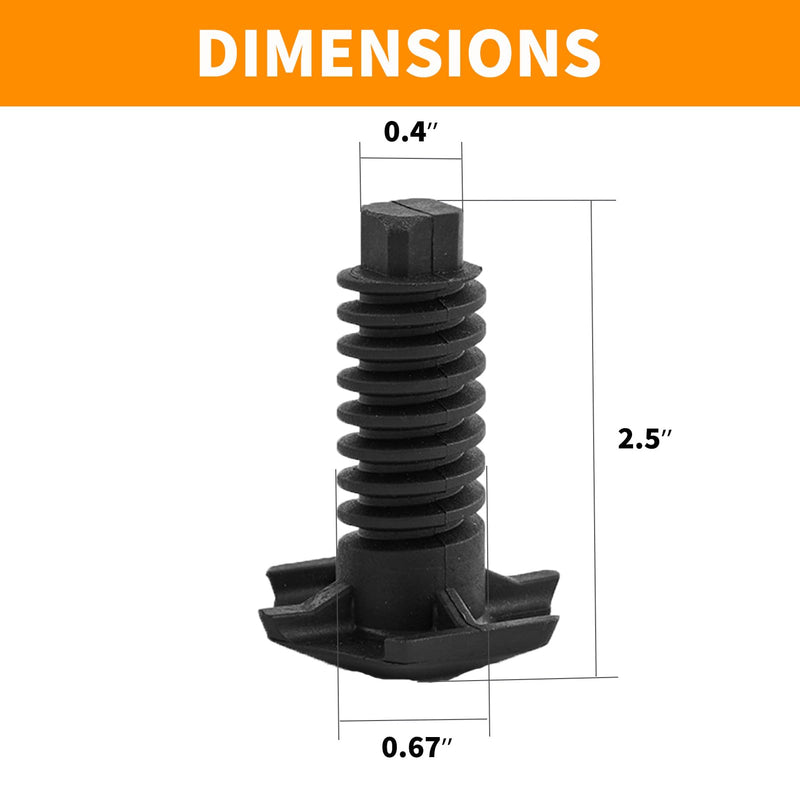 Upgraded DG61-00525A Leveling Leg for Samsung Stove Replacement Parts Leveling Feet, DG61-00525C Adjustable Stove Legs for Samsung Stove Parts Range Leveling Foot 4 Pcs