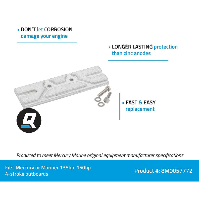 Quicksilver 8M0057772 Transom Bracket Anode