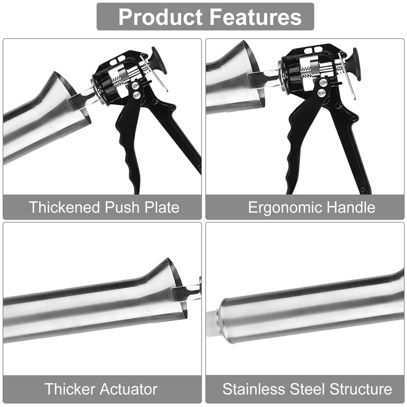 41cm/16.1in Heavy Duty Manual Caulking Gun for Tile Grout