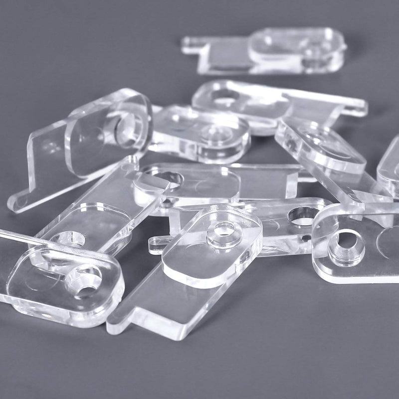 YLOVAN Toggle Switch Plate Cover Guard 10 Pack Clear - Security, Circuit and Child Protection for Indoor/Outdoor Wall Plate Covers