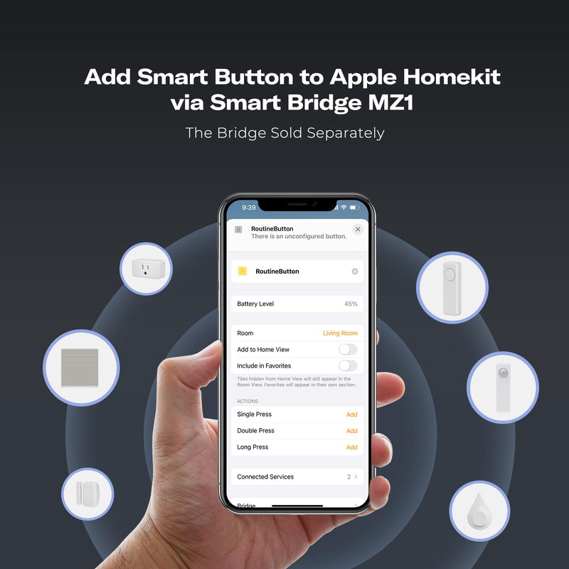 THIRDREALITY ZigBee Smart Button 2 Pack, 3-Way Remote Control, Require Zigbee hub, Work with SmartThings, Aeotec, Hubitat, Home Assistant, Third Reality Hub, Battery Included. White 2 Pack