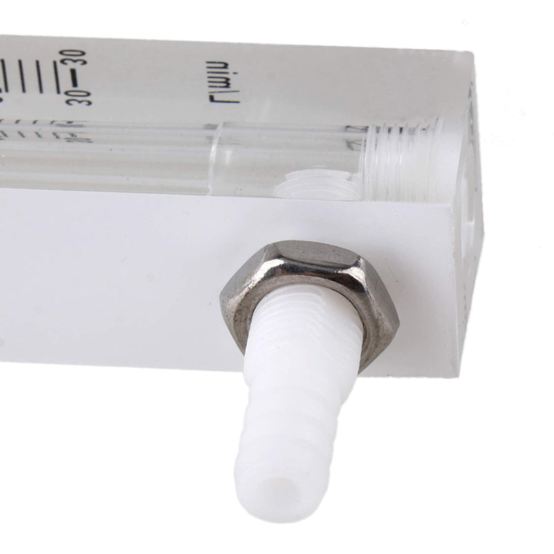 Acrylic &Plastic& Metal Gas LZQ-7 Flowmeter 3-30LPM with Control Valve for Air Flow 120x71.7x20mm