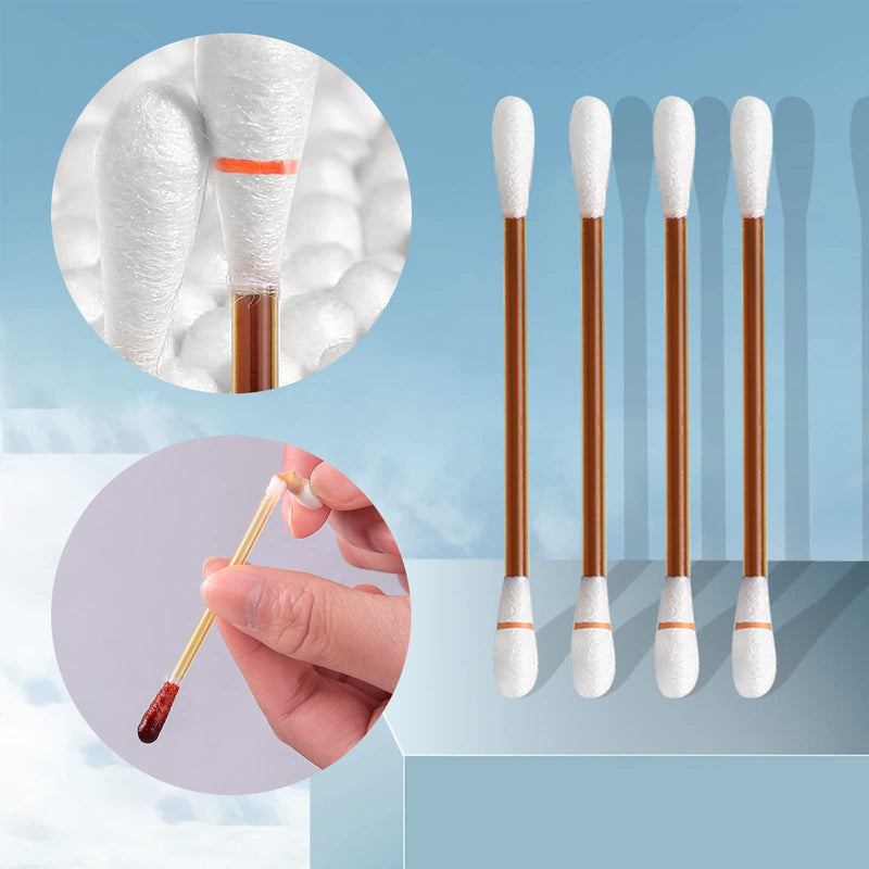 50 Pcs Cotton Iodine Swabs Individually Wrapped - Disposable Iodophor Swabsticks Medical Sanitary First Aid Kit Emergency Care Safety for Adult Kids