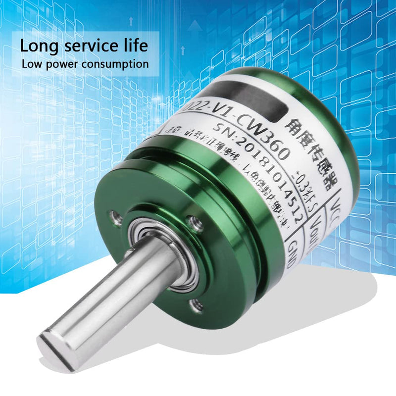 Hall Angle Sensor, 0.088° Resolution 360° Rotatable Hall Effect Position Sensor, 0-5V Output Full Circle 12Bit