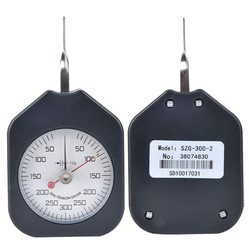 Dial Tension Gauge Meter, Dual Pointer Dial Tension Gauge Force Gauge Double Needles Tension Meter Analog Dial Gauge Measuring Tool for Electronic Switches, Micro Switches, Valves, Spring Tension