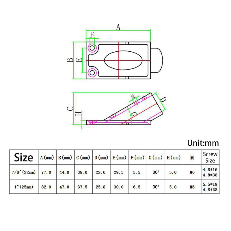 1 Inch 30 Degree Boat Hand Rail Fitting Heavy Duty 316 stainless steel Marine grade rod Round Base With Screws And Wrench For Awning, Sailboat, Yacht (2 Pieces) 1 inch