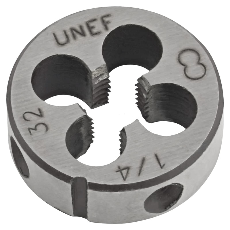 1/4"-32 UNEF HSS Tap And Die Set, 1/4 x 32 UNEF Machine Thread Tap And Round Thread Die Right Hand 1/4"-32 UNEF