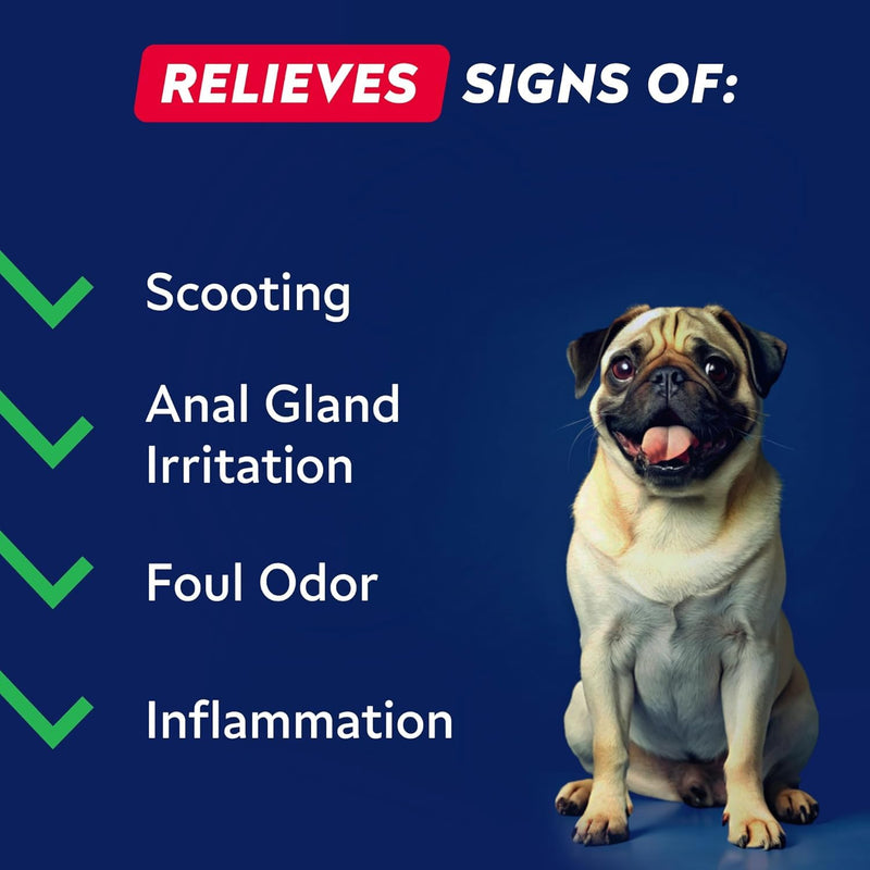 Pumpkin + Anal Gland Support Dogs Bundle - High Fiber Supplement & Digestive Enzymes - Stool Consistency, Scoot Treatment & Gut Health Support - Diarrhea, Constipation & Stomach Relief - Made in USA