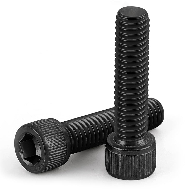 M4 x 8mm Socket Head Cap Screws, Grade 12.9 Alloy Steel Black Oxide, Allen Socket Drive, Machine Thread, Pack of 100 M4 x 8mm