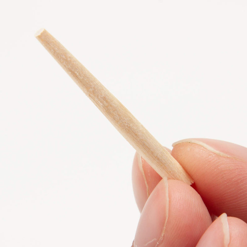KAKURI Wooden Nails for Woodworking 9/64 inch (3.5mm), Tapered Wooden Dowel Rods for Crafts and Small Furniture, Natural Japanese White Birch Wood, Bulk 300 Pcs, Made in Japan 3.5mm Wooden Nail