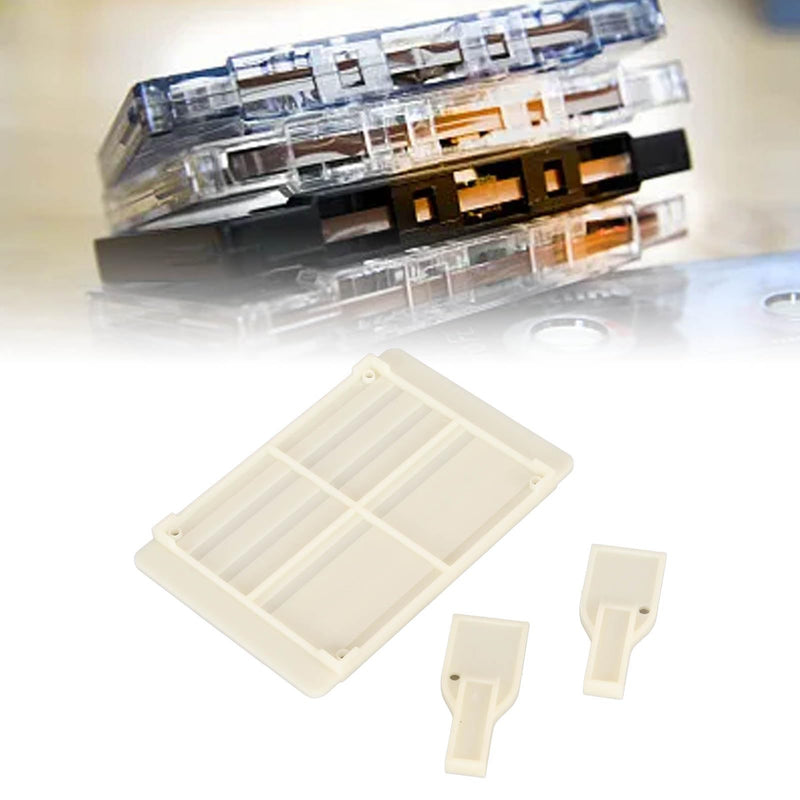 Tape Splicing Set, 1/2 1/4 10 Inch, ABS Cassette Tape Splicing Set with Splicing Tape for Revoxsonido 1/4 1/2 Inch Tape