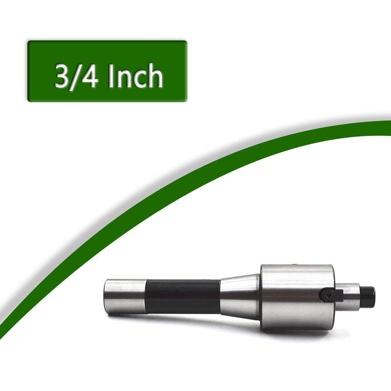 marddpair 3/4 Inch R8 Shank Shell Mill Arbor Adapter 7/16 Inch - 20 Rear Pull Tail Wire Replacement for Bridgeport Machine