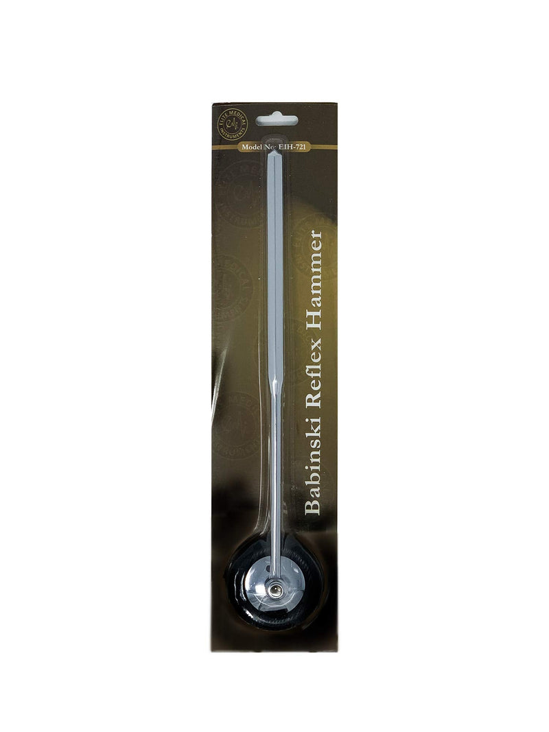 Elite Medical Instruments Babinski Reflex Hammer – 9" Neurological Diagnostic Tool with Pointed End and Rubber Head – Model EIH-716