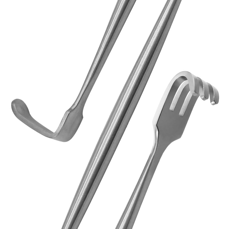 Senn Miller Surgical Retractor, 6.375 inch, Double-Ended, for Dermatology and Podiatry STAINLESS STEEL SHARPE AND BLUNT (B/B BLUNT/BLUNT) B/B BLUNT/BLUNT