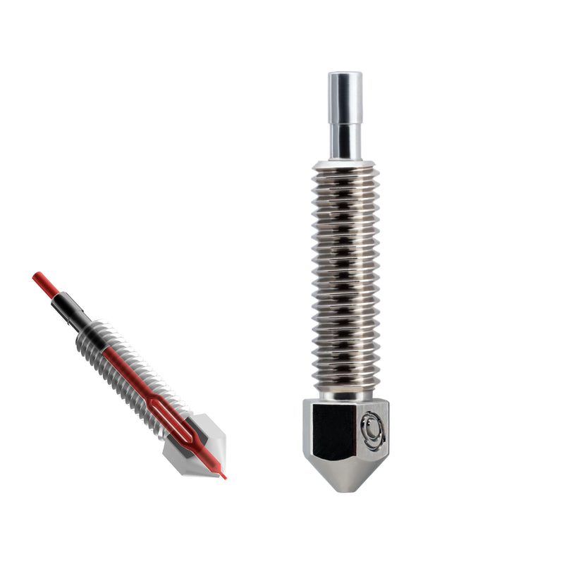 Microswiss FlowTech™ CHT - High Flow Nozzle - Equipped with Bondtech CHT Technology - Multi Filament Channel Design (0.4mm) 0.4mm