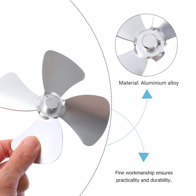 DOITOOL Universal Aluminium Alloy Fan Blades: Metal Leaves Fan Household Standing Table ner Replacement Part General Accessories