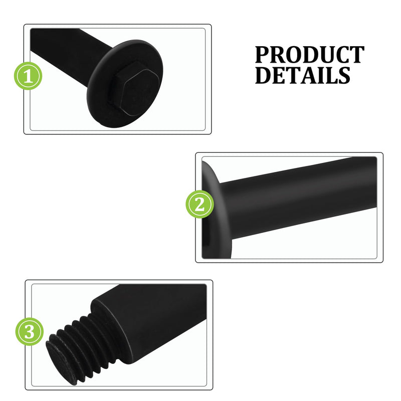 614650 Shoulder Bolt Recycler Wheel Bolt Compatible with Toro Lawn Mower and Snow Blower, Fits Models 22" Recycler Mower and Toro 1980s, Replaces Part Number 94-2797, 55-9160 and 61-4651, 4 Pack
