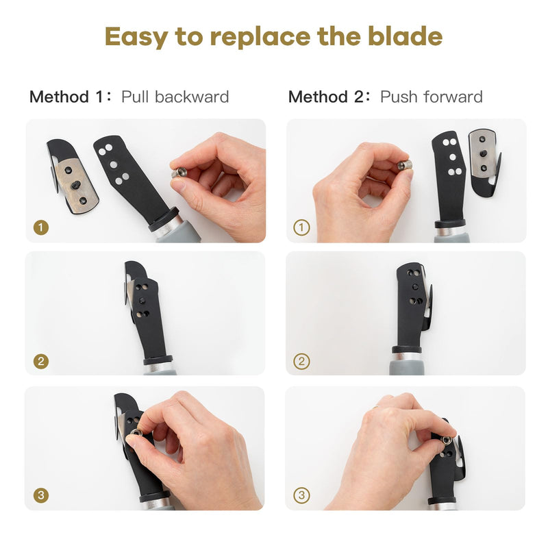 NEWISHTOOL Scalable Pole Long Handle Film Cutter, Anti-Sticky PTFE Felt Adhesive Vinyl Cutter, Wallpaper Backpaper Slitter Cutter 42cm-67cm Long Distance Cutting Knife Tool Safety Cutter