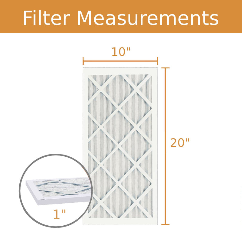 Lamons 10"x20"x1" Xtreme Plus Air Guard Pleat Furnace Filter MERV 8 (3 Pack)