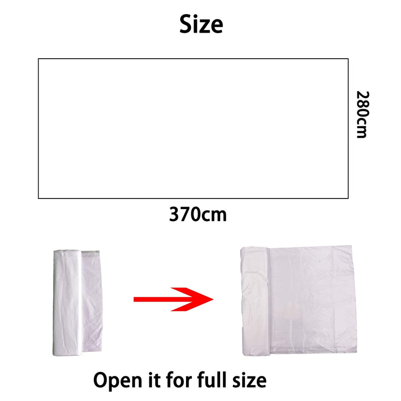 10 Piece Painter Plastic Drop Cloths Sheet,Waterproof Anti-dust Cover,9x12 Feet Disposable Tarp for Painting for Couch/Furniture Cover 10 Sheets Transparent
