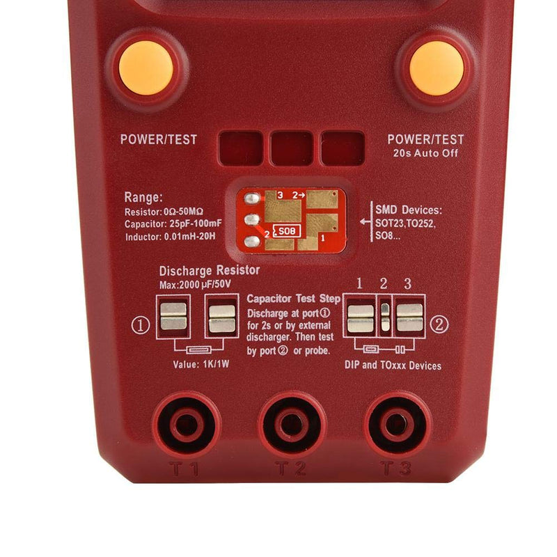 BSIDE ESR02 Pro Digital Transistor Tester,Transistor Inductor Capacitor Meter,LCD Multimeter Transistor Tester with SMD Chip for Diode Triode Resistor Transistor