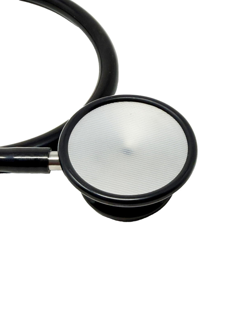 EMI Premium Professional Series Clinical Dual Head Stethoscope - Black ESC-104 - Features a Dual Head Stethoscope With Both Diaphragm and Bell