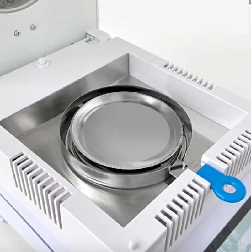 Sample Pan for Moisture Analyzers,102mm Disposable Aluminum Weighing Dishes （Pack of 80）