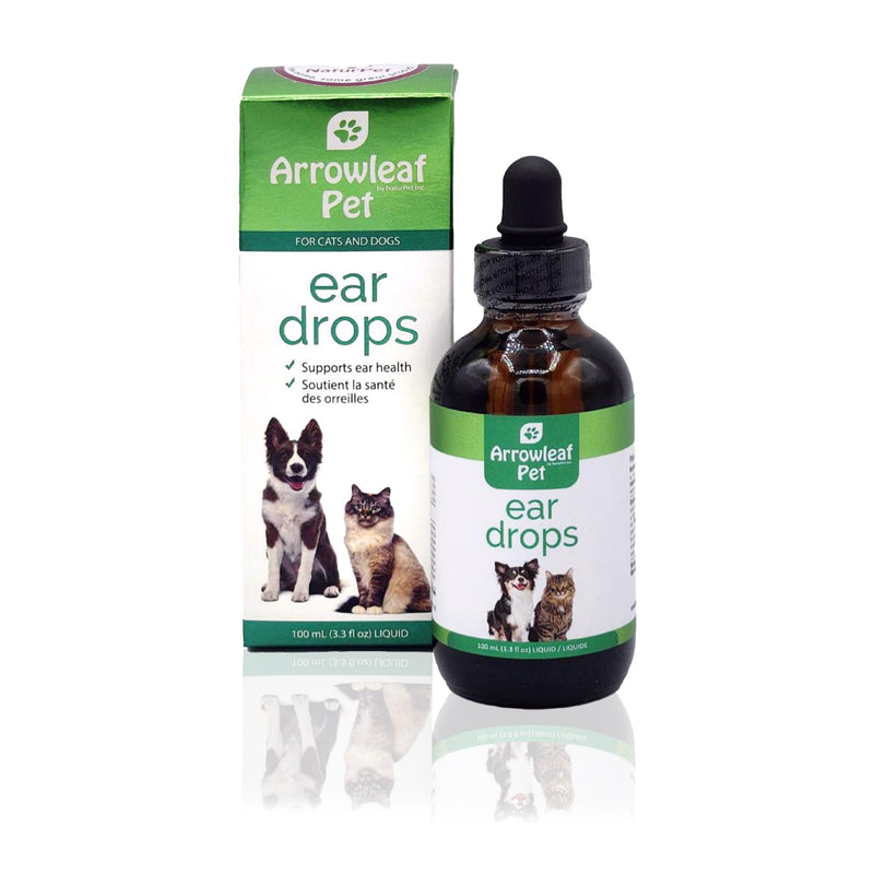 Ear Drops | Healthy Ear Support for Cats and Dogs | Itchy Ears | Cleaning | Swimming | 100mL