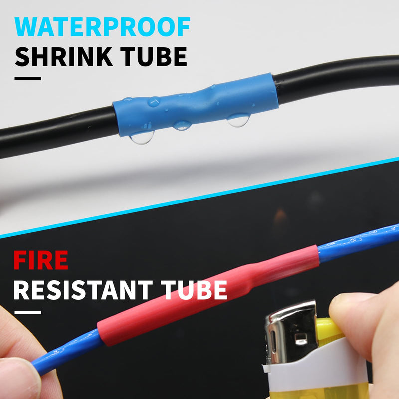 1/8" 3:1 Heat Shrink Tubing Roll, Dual Wall Adhesive Lined Wire Heat Shrink Tube Insulation Sealing Waterproof Oil-Proof Anti-Friction (Orange, 16.4ft) Orange 3.2mm(1/8")-16.4ft