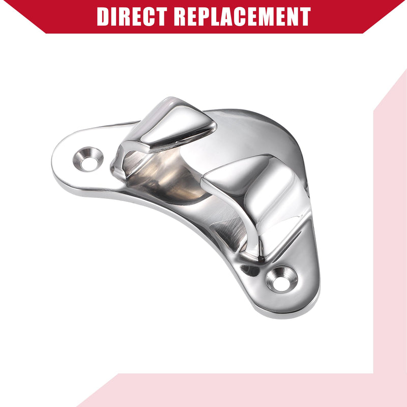 Boat Fairlead/Boat Angled Bow Chocks/Durable/Stainless Steel / 2 Pcs/Silver Tone/for Ship Yacht Boats