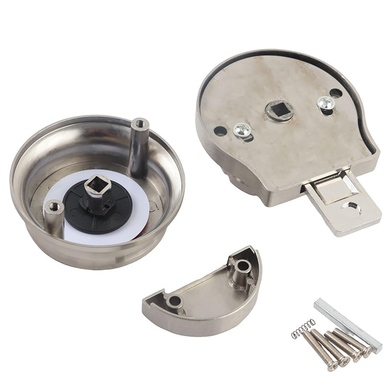 Stainless Steel Toilet Door Lock，Bathroom Door Bolt Indicator Vacant/Occupied Keyless Door Latch Vacant Engaged for Toilet Restroom Bathroom Door Lock Indicator（Silver ）