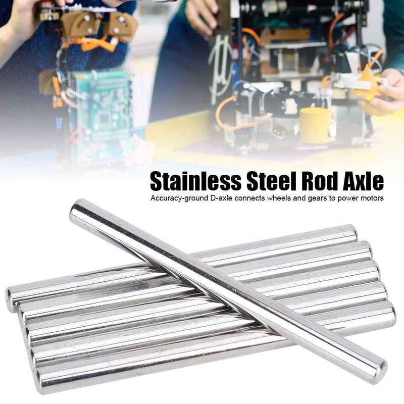 D Axle Accuracy 80x6mm 6pcs Ground Industrial Robot Parts 303/304 Stainless Steel for Machine Equipment