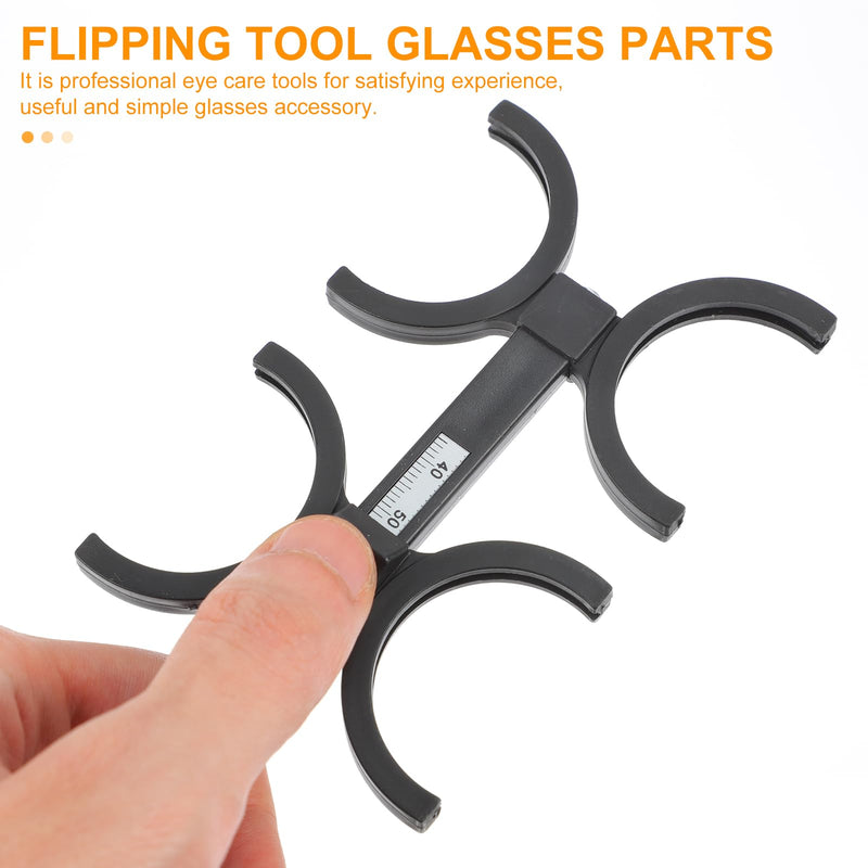 Hemoton 2pcs Glasses Accessories Optical Flipper,Optometry Plastic Flip,Chain Optometry EquipmentsVision Flipper,Flippers Optometry,Trial Lens Optometry Instrument Flip,Lens Tools for Eye Glasses