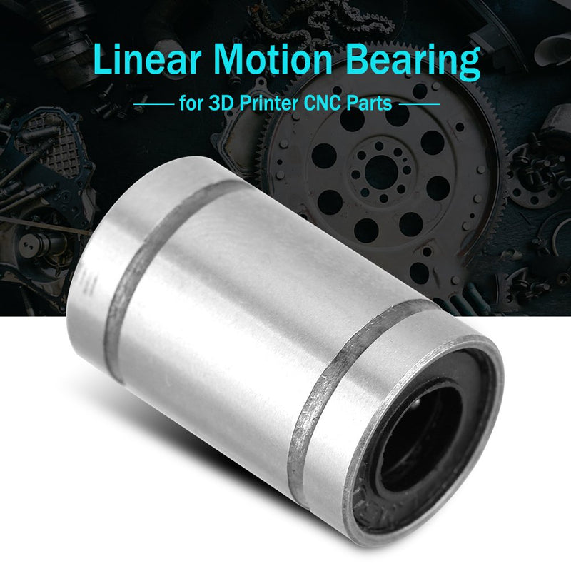 8pcs Linear Ball Bearings, Linear Motion Ball Bearing Bushing for 3D Printer CNC Parts LM6UU 6mm