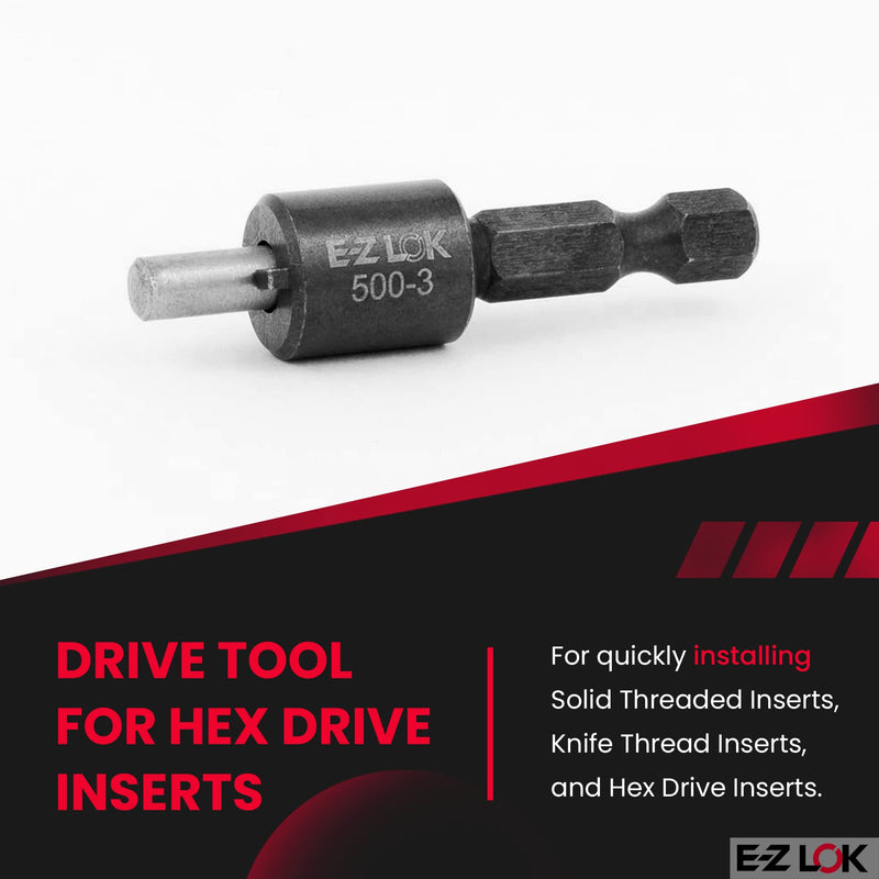 E-Z LOK Drive Tool - Optional - Use with 329-4, 329-401, 329-428, 303-4, 303-428, 319-4, 319-428, 335-4, 450-6, 550-1420, 650-6, 400-4, 400-428, 400-M6 500-3