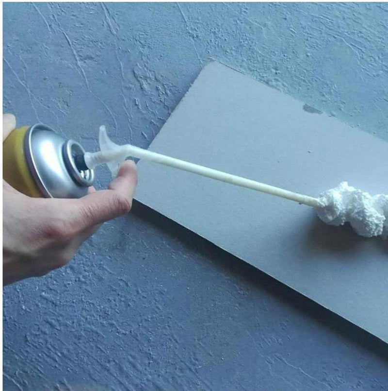10Pcs White Attractive Expanding Foam Nozzles Spray Foam Replacement Tube for DIY Spraying （as Shown） Use Safety Small in Size and Light in Weight,Urethane Adhesives,Industrial and Scientific