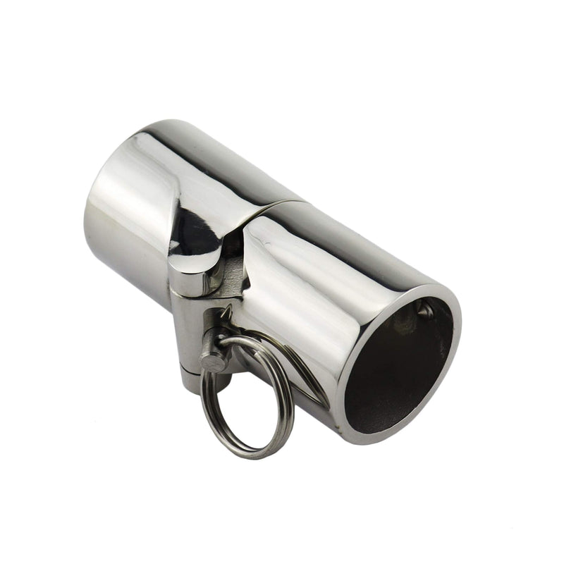 NRC&XRC 316SS Marine Grade Boat Handrail Fitting -Boat Pipe Connector,Folding Swivel Coupling Tube Joint Connector for 1-1/4" (32MM) O.D.Tube/Pipe （1PC） 1PC