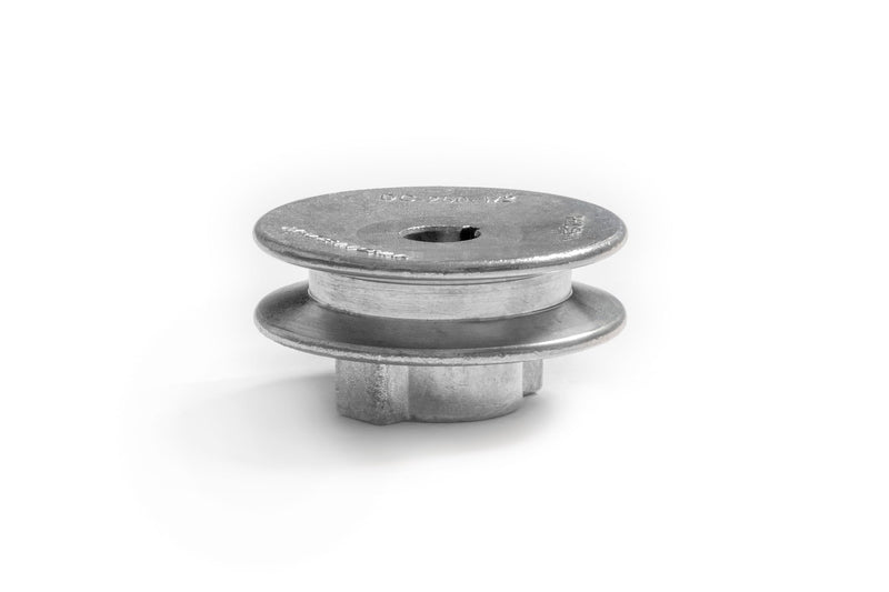 Terre Products, Heavy Duty 2.5" V-Groove Drive Pulley, Precision 1/2" Bore, Robust Z3A Zinc Alloy Die Cast Pulley